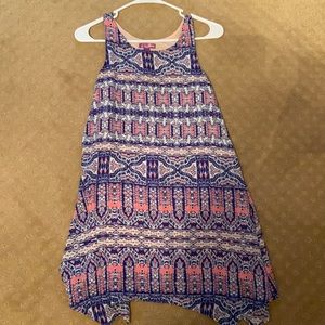 Aqua Kids Patterned Dress